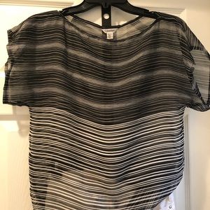 Calvin Klein Sheer Top